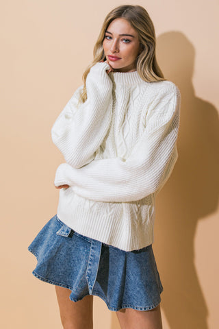 SIMPLE SOLUTIONS SWEATER TOP - By Baano
