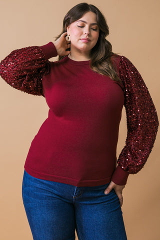 FEELING THE FUN SWEATER TOP - By Baano