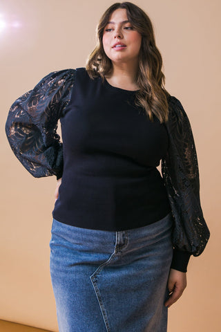 LEISURE LIFE SWEATER TOP - By Baano