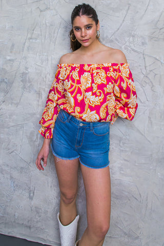 MEANT TO SHINE POPLIN TOP - By Baano