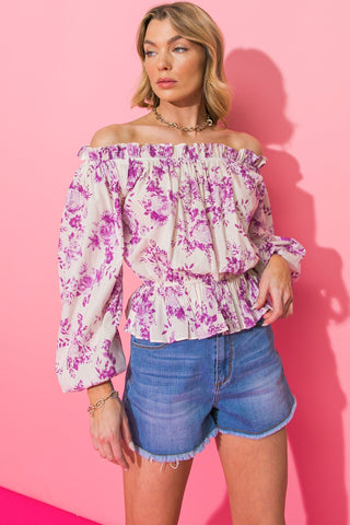 LOVELY ENTRANCE WOVEN TOP - By Baano