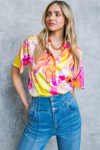 HELLO AROHA WOVEN TOP - By Baano