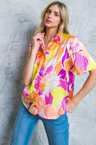 HELLO AROHA WOVEN TOP - By Baano
