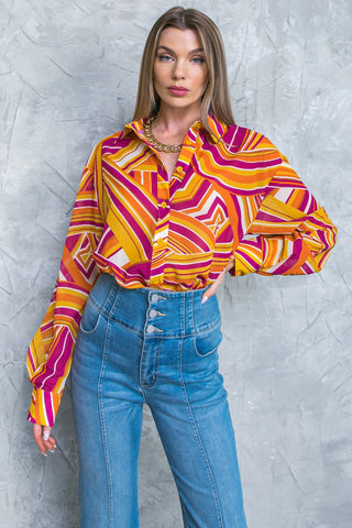 LIVELY CHAM WOVEN TOP - By Baano