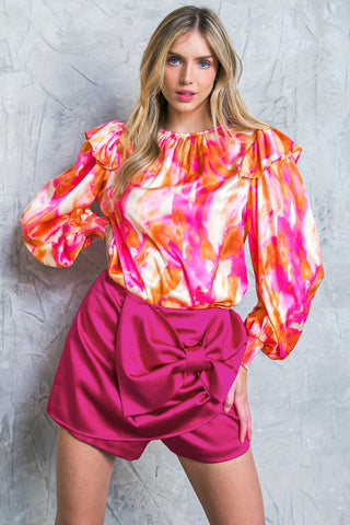 FEELING SPICE WOVEN TOP - By Baano