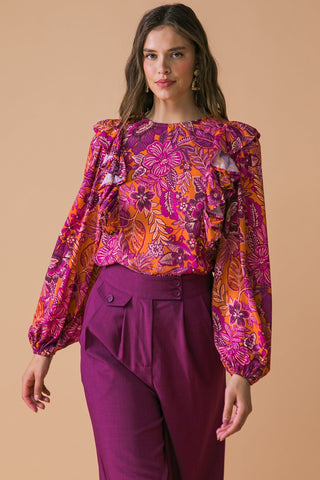 READY FOR WHAT'S NEXT WOVEN TOP - By Baano