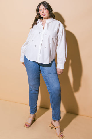 HIT OR MISS POPLIN SHIRT - By Baano