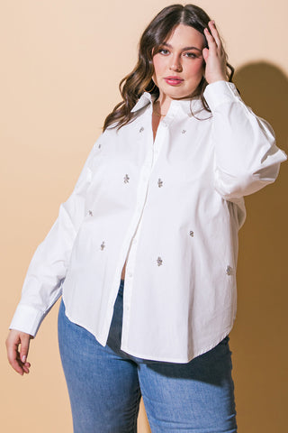 HIT OR MISS POPLIN SHIRT - By Baano