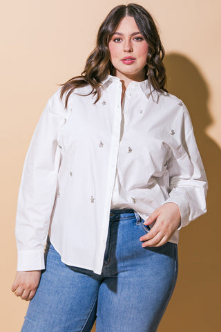 HIT OR MISS POPLIN SHIRT - By Baano