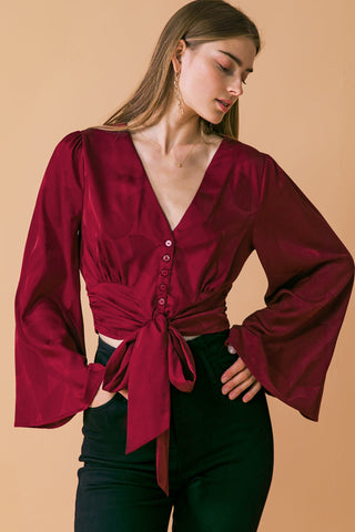 THE RIGHT ADDITION WOVEN TOP - By Baano