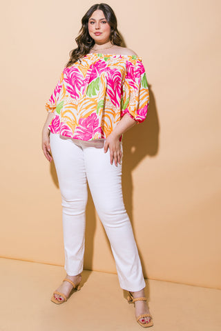 BREAKING HEARTS WOVEN TOP - By Baano