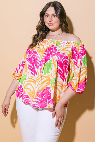 BREAKING HEARTS WOVEN TOP - By Baano