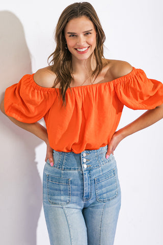 CALL TO ACTION WOVEN TOP - By Baano