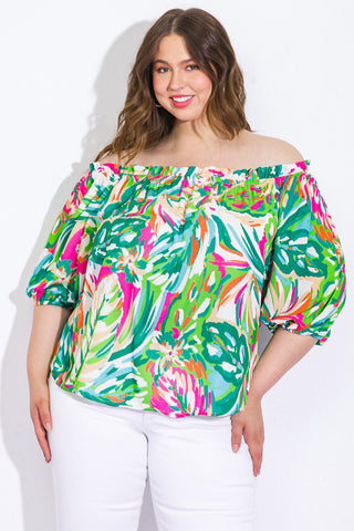 BRING GOOD ENERGY WOVEN TOP - By Baano