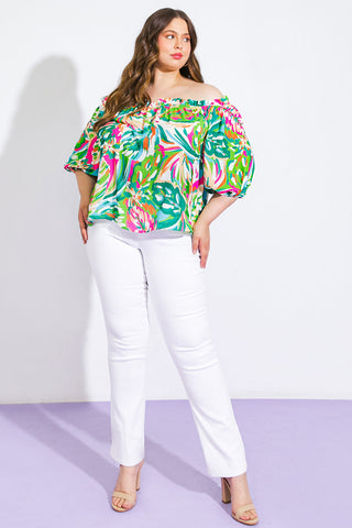 BRING GOOD ENERGY WOVEN TOP - By Baano