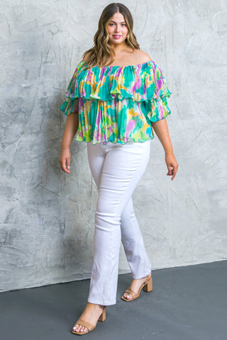 MAGNOLIA SANTA CATERINA WOVEN TOP - By Baano