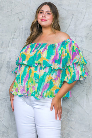 MAGNOLIA SANTA CATERINA WOVEN TOP - By Baano