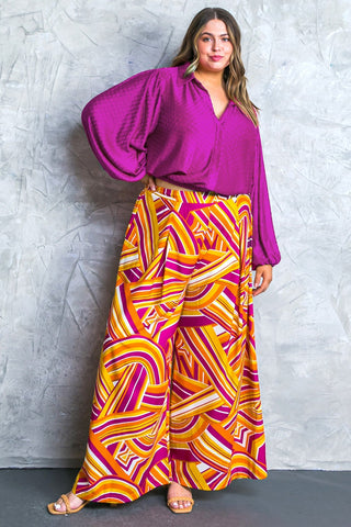 REGAL ROMANCE WOVEN TOP - By Baano