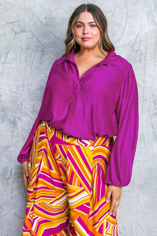 REGAL ROMANCE WOVEN TOP - By Baano