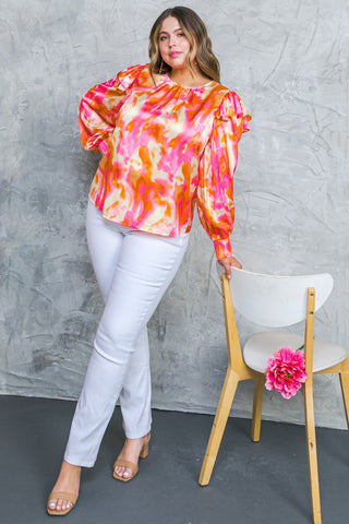 FEELING SPICE WOVEN TOP - By Baano