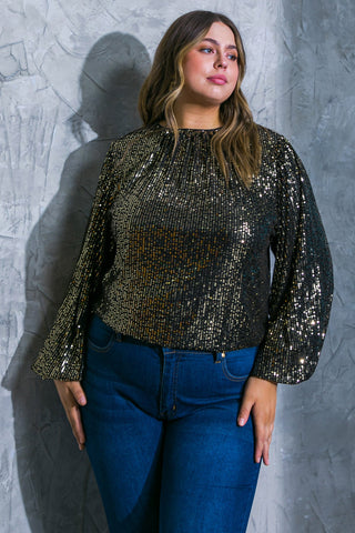HOPE YOU REMEMBER SEQUIN TOP - By Baano