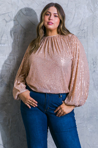 HOPE YOU REMEMBER SEQUIN TOP - By Baano