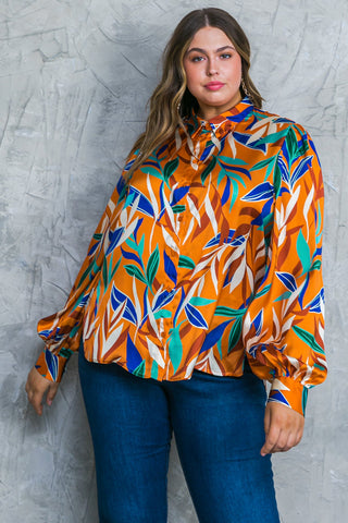 FEELS LIKE FALL WOVEN TOP - By Baano