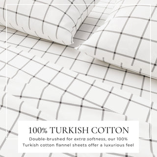 Turkish Cotton Flannel Sheet - Belle Collection