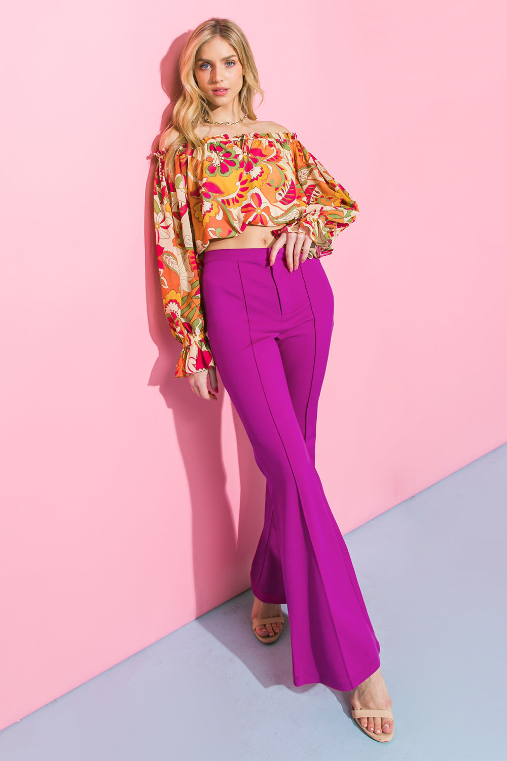 DEPTHS OF BEAUTY FLARE PANTS - By Baano