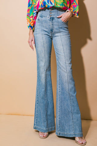 POSTCARDS FROM ME DENIM PANTS - By Baano