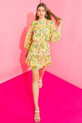 WISH FOR MORE WOVEN MINI DRESS - By Baano