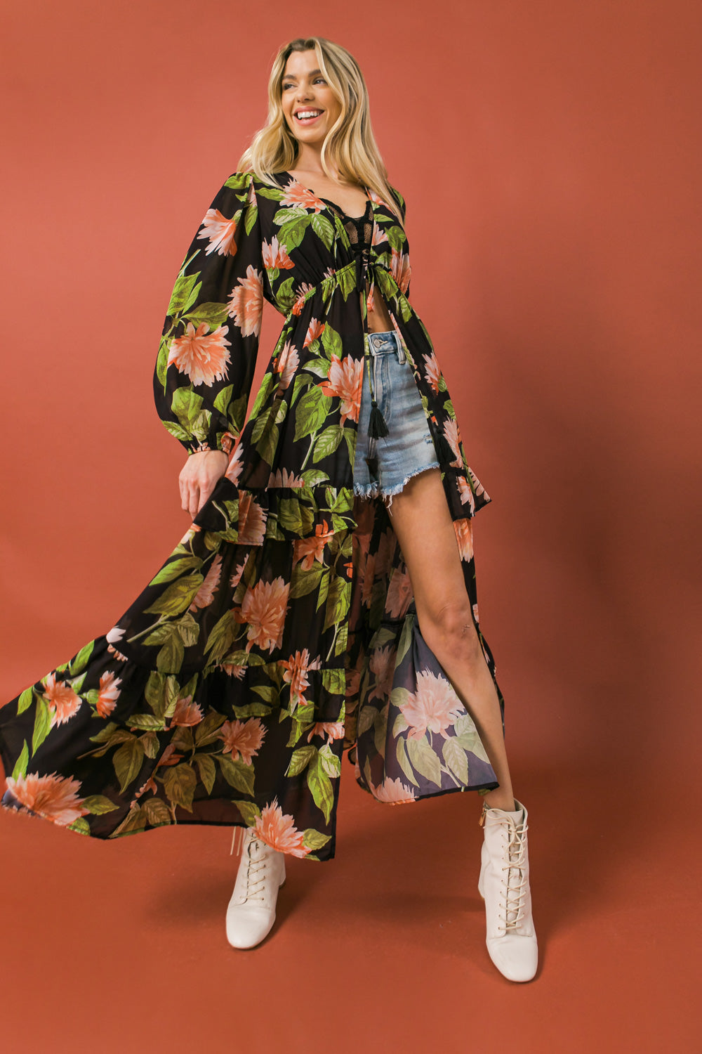 BEIN WITH THE BASICS WOVEN MAXI COVER UP - By Baano