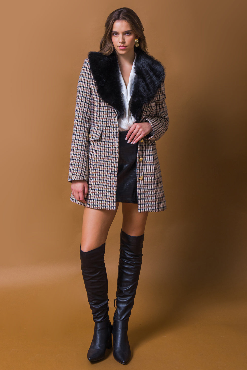 DEBBIE'S FAVORITES TWEED MIDI JACKET