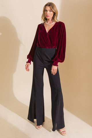 LIKE NO OTHER VELVET BODYSUIT - By Baano