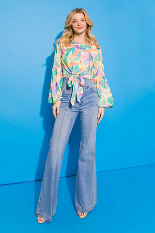 SIGHT SET ON TONIGHT WOVEN TOP - By Baano