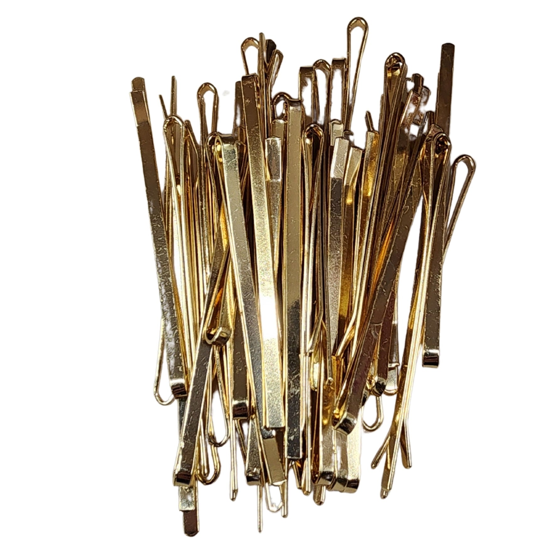 Professional Flat Metal Styling Bobby Pins in Storage Case - 40pc Pack