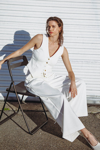 CALL MY LOVELY PONTI VEST - By Baano