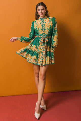 FURTHERST THING WOVEN MINI DRESS - By Baano