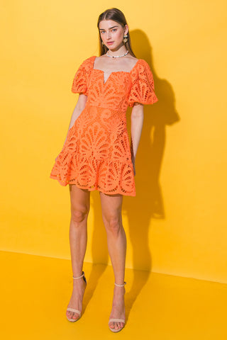 LIFETIME CELEBRATIONS LACE MINI DRESS - By Baano