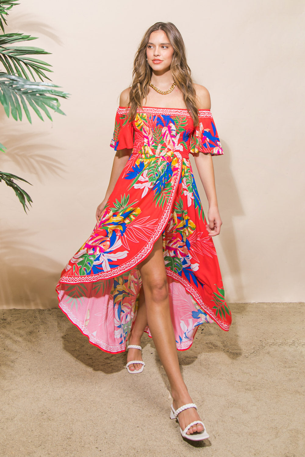 COVER ME UP HI-LO DRESS - By Baano