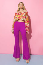 DEPTHS OF BEAUTY FLARE PANTS - By Baano