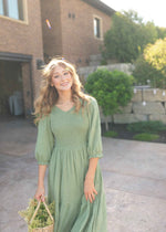 Flora Smocked Midi Dress