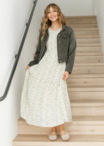 Flora Smocked Midi Dress Inherit Co.