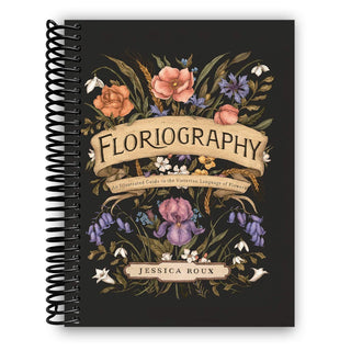 Floriography: An Illustrated Guide to the Victorian Language of Flowers (Spiral Bound) - By Baano