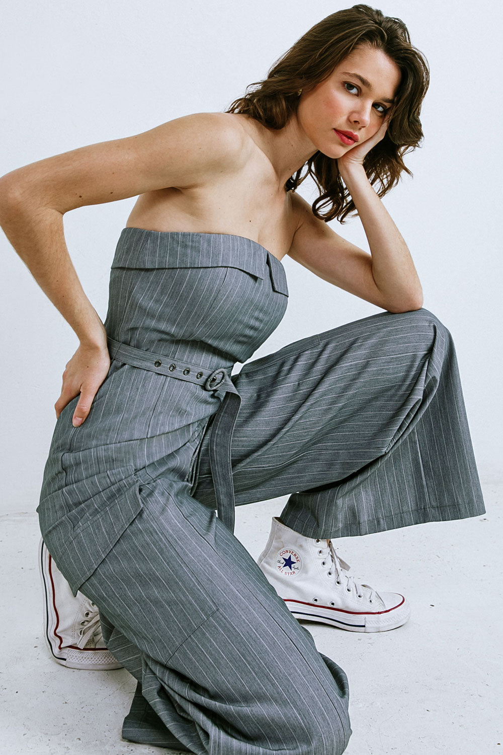 WISHFUL THINKING WOVEN JUMPSUIT - By Baano