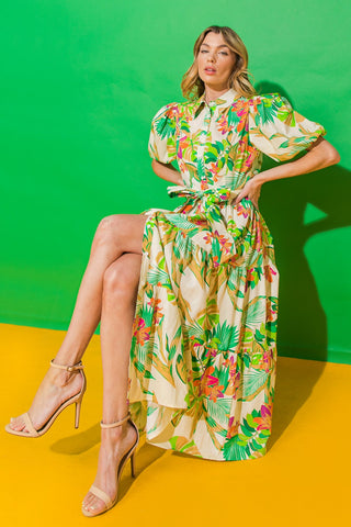 YOU KNOW ME SO WELL POPLIN MIDI SHIRT DRESS - By Baano