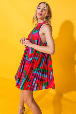 FOREVER UNIQUE WOVEN MINI DRESS - By Baano