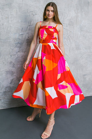 IF YOU DON'T MIND WOVEN MIDI DRESS - By Baano