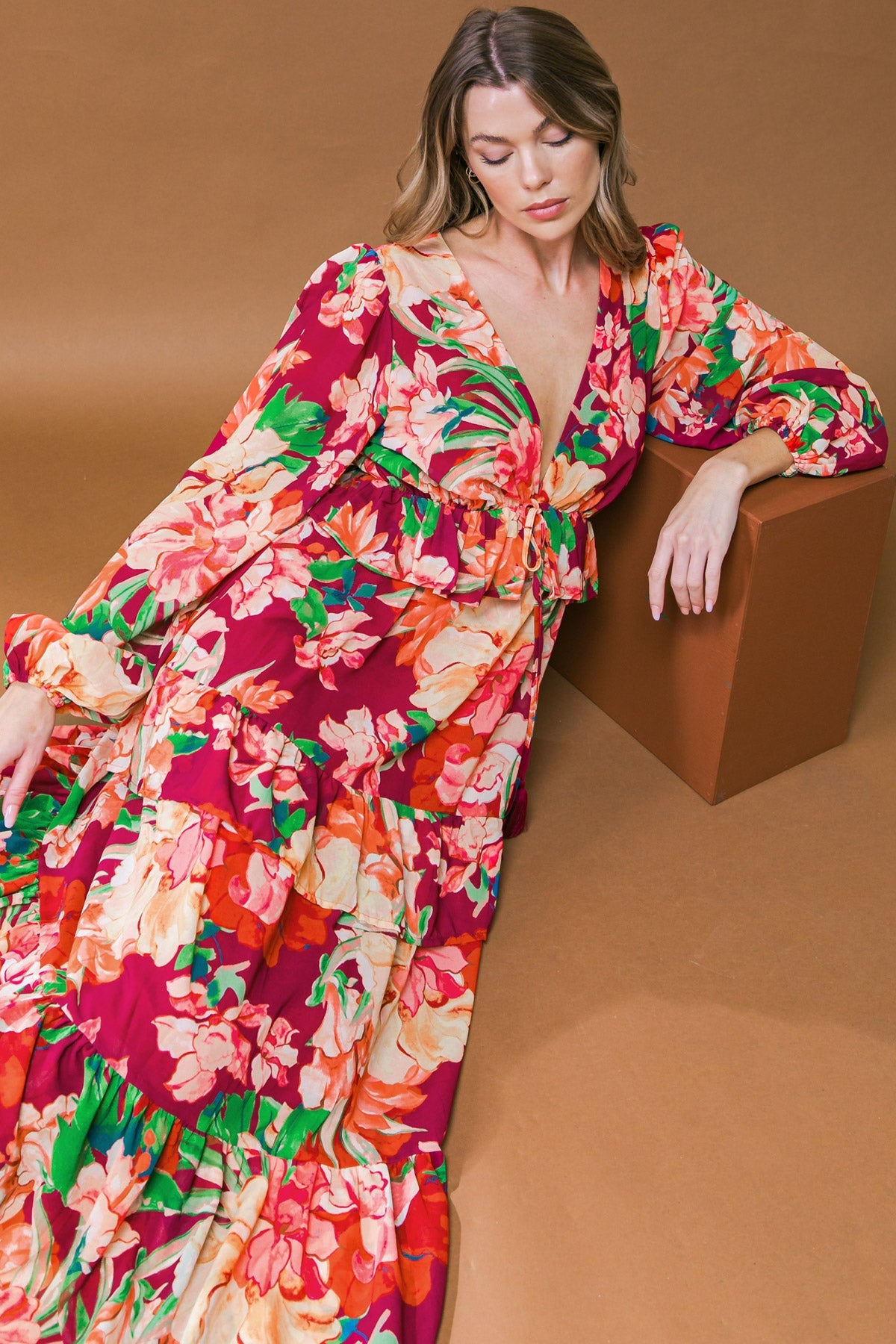 LEAVE YOU SPEECHLESS WOVEN MAXI DRESS - By Baano