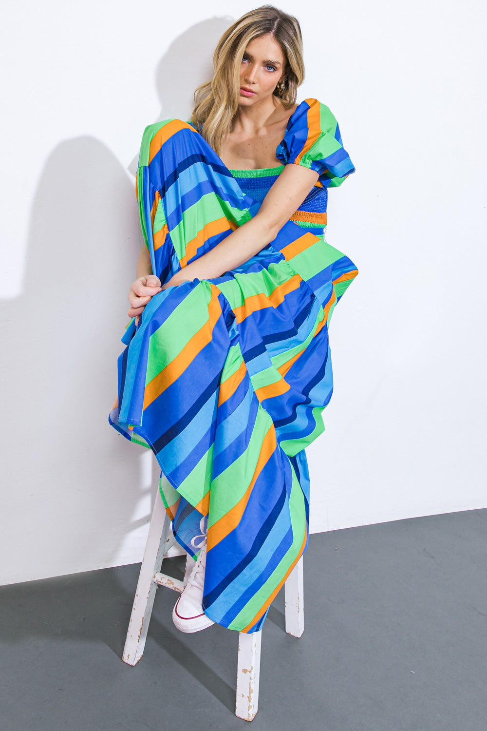 ALL ABOUT THE VIBE WOVEN MAXI DRESS - By Baano